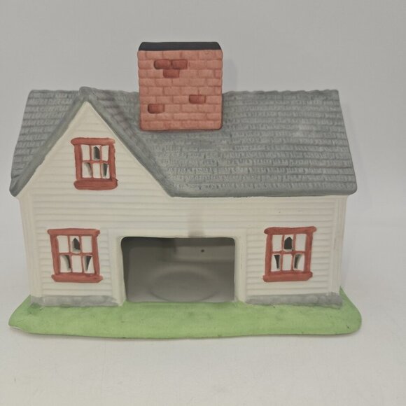 Partylite Village Farmhouse Ceramic Porcelain Tealight Candle Holder PO532 EUC 1 - Picture 4 of 12